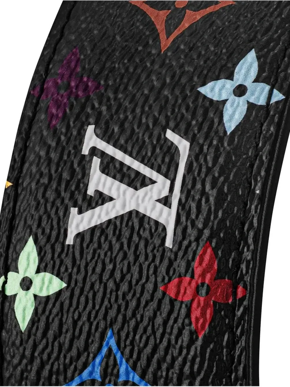Louis Vuitton x Takashi Murakami Monogram Multicolor LV Outline Headband black